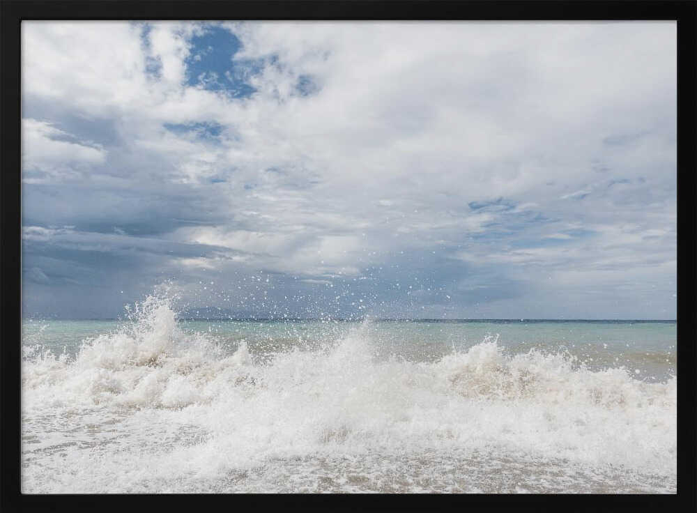 Waves at the coast Poster