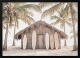 Beach Hut Poster