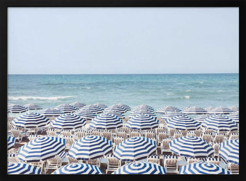 Umbrellas Nice Poster