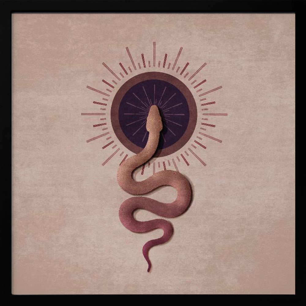 Sun Snake Poster