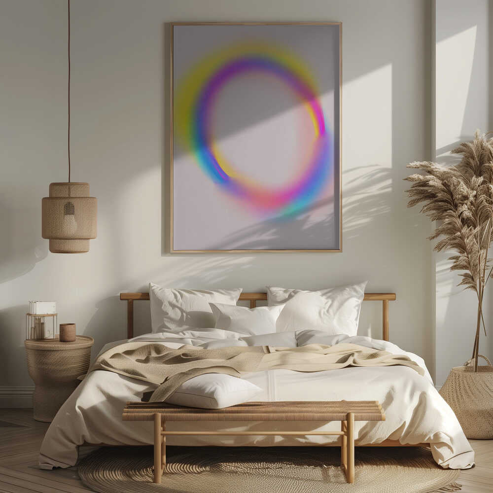 Luminous Spectrum Halo Poster
