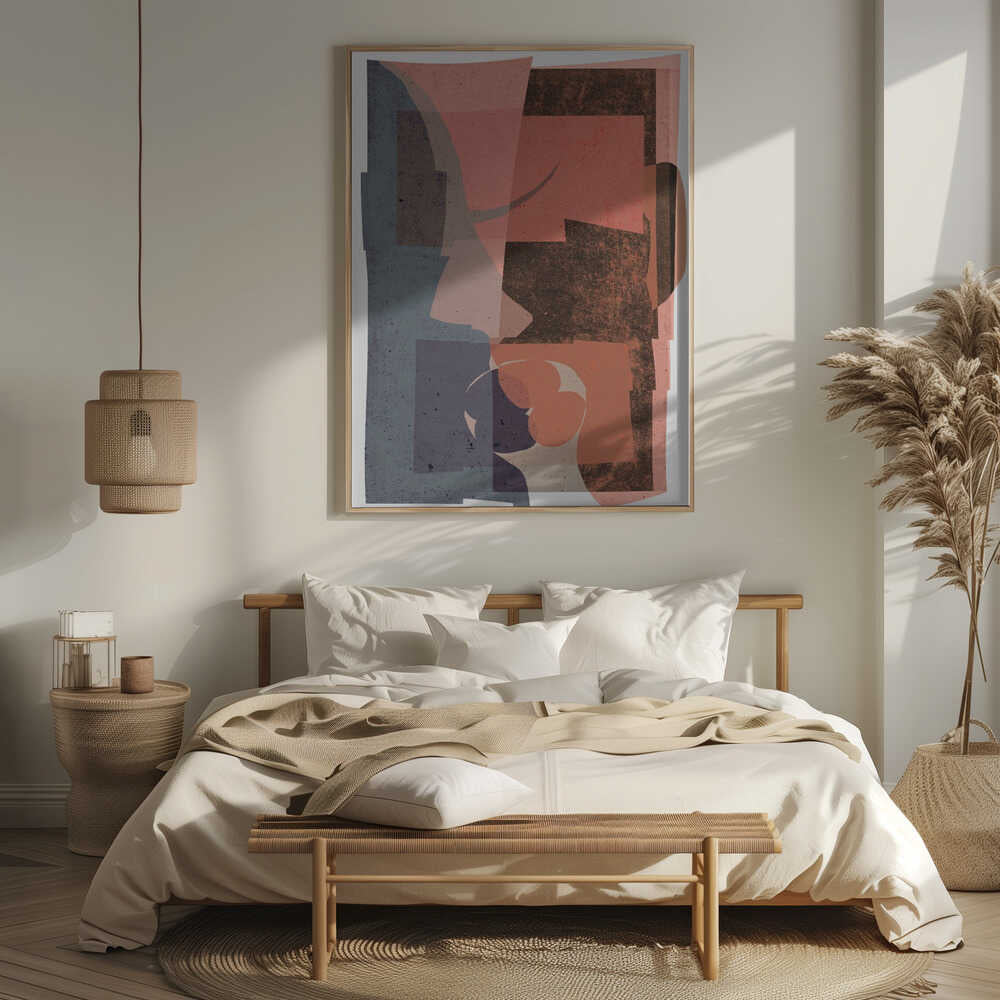 Fragmented Hues Poster