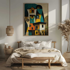Whimsical Dwellings Poster