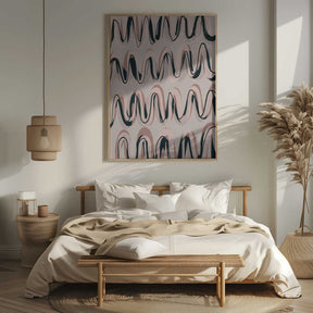 Rhythmic Waves Poster