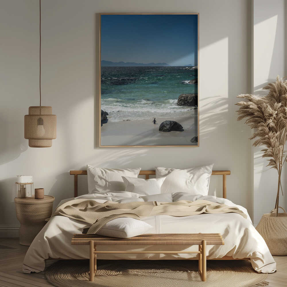 Penguin's Beach Walk Poster