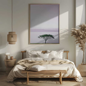 Tree By A Tranquil Lake Poster
