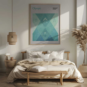 Geometric Peaks Poster