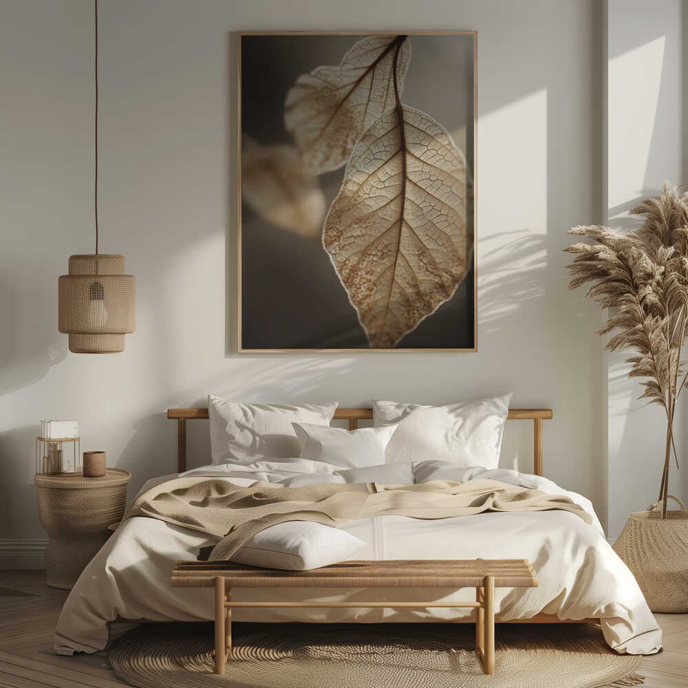 Ethereal Leaves Poster