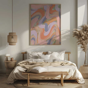Swirling Hues Poster