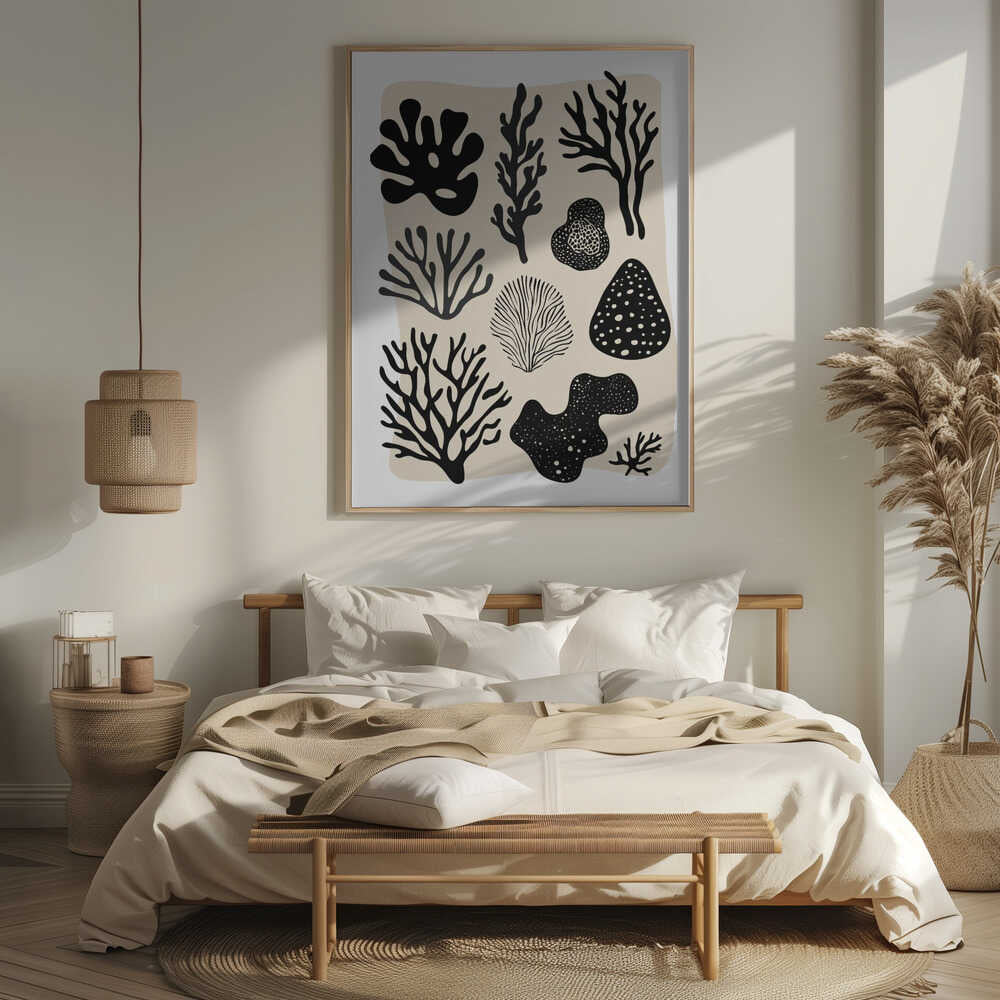 Ocean Shapes Poster