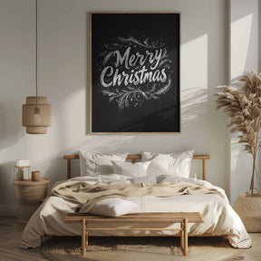 Holiday Chalk Wishes Poster