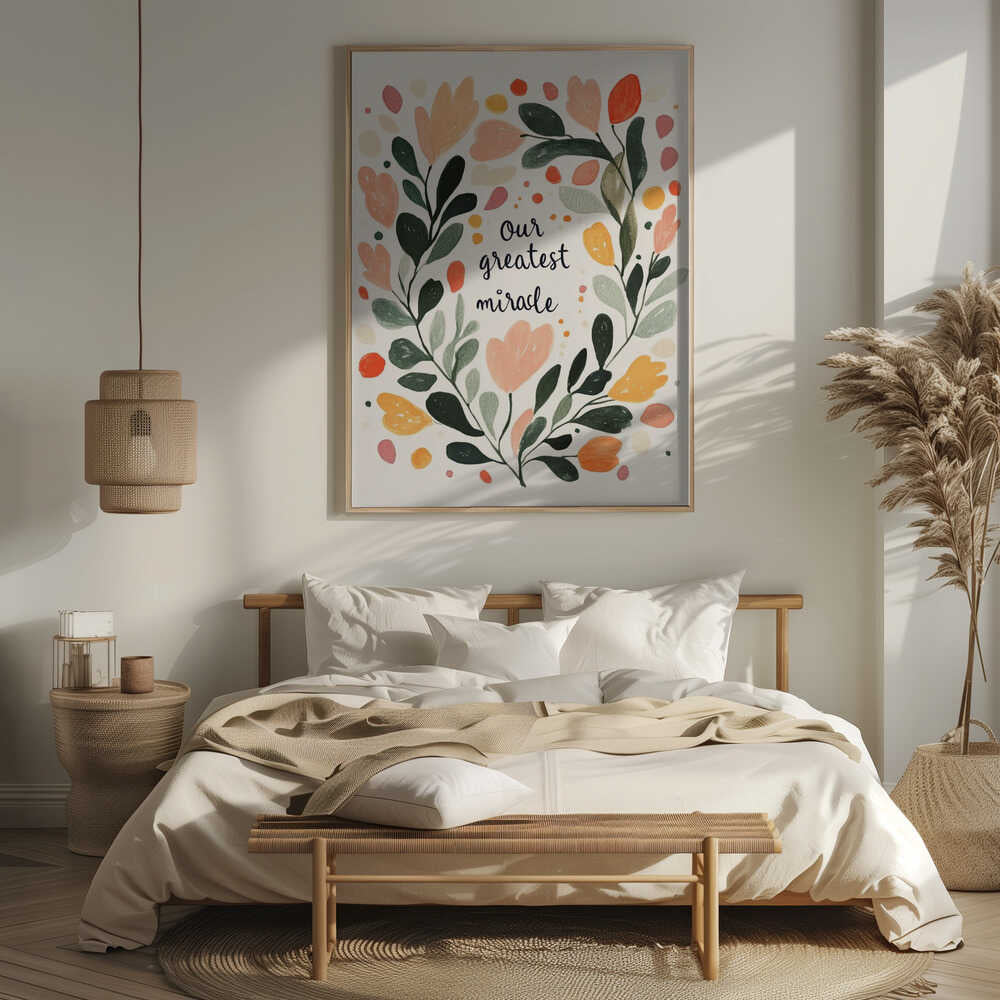 Floral Embrace Poster