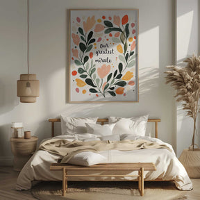 Floral Embrace Poster