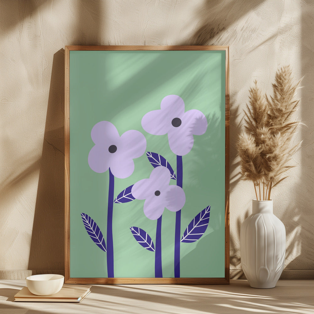 Lilac Flowers Poster