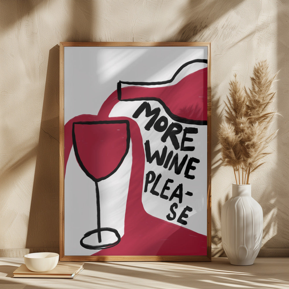 More Wine Please Poster