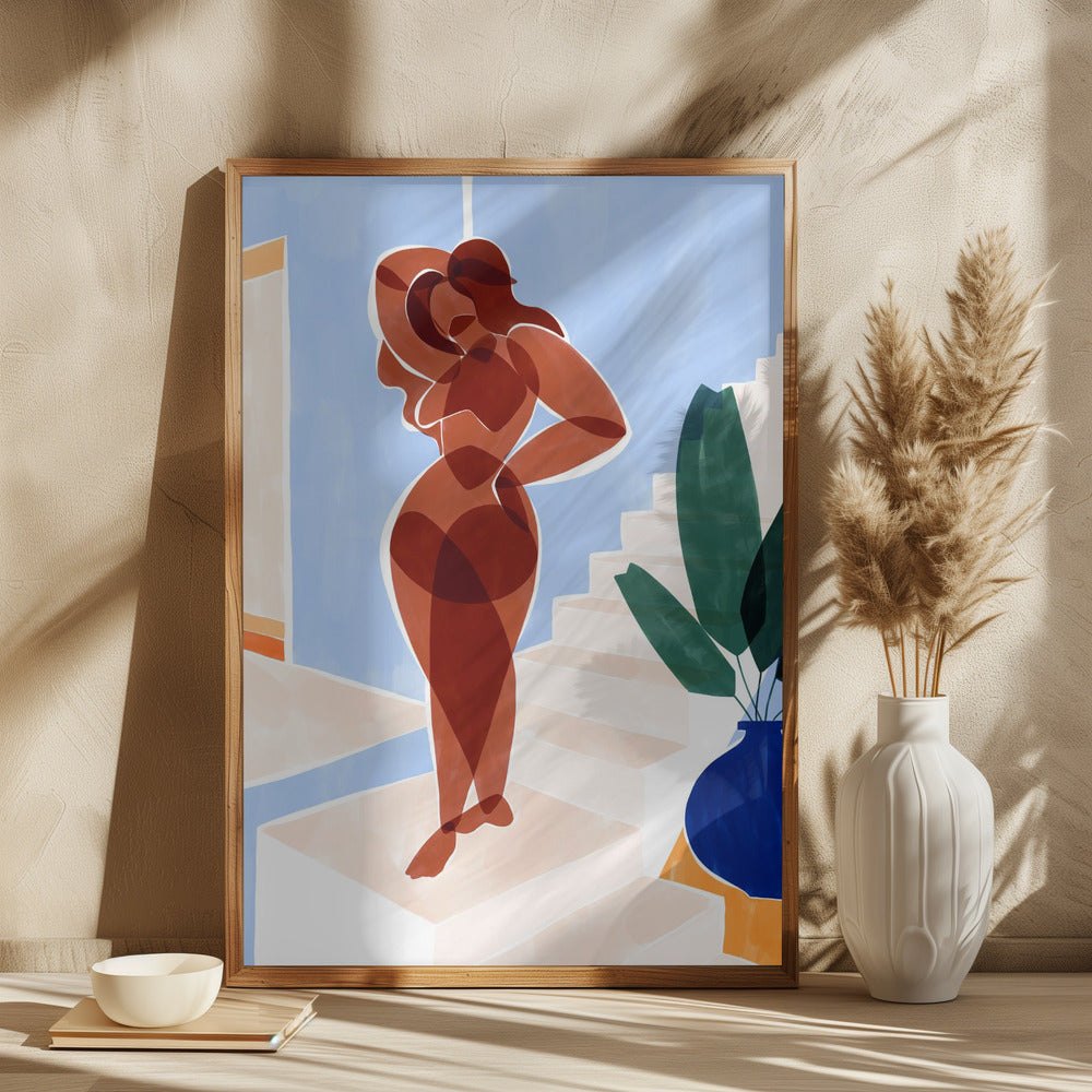 Terracotta Woman Poster