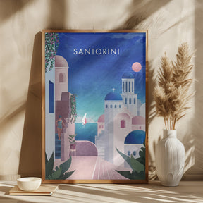 Santorini Text.png Poster