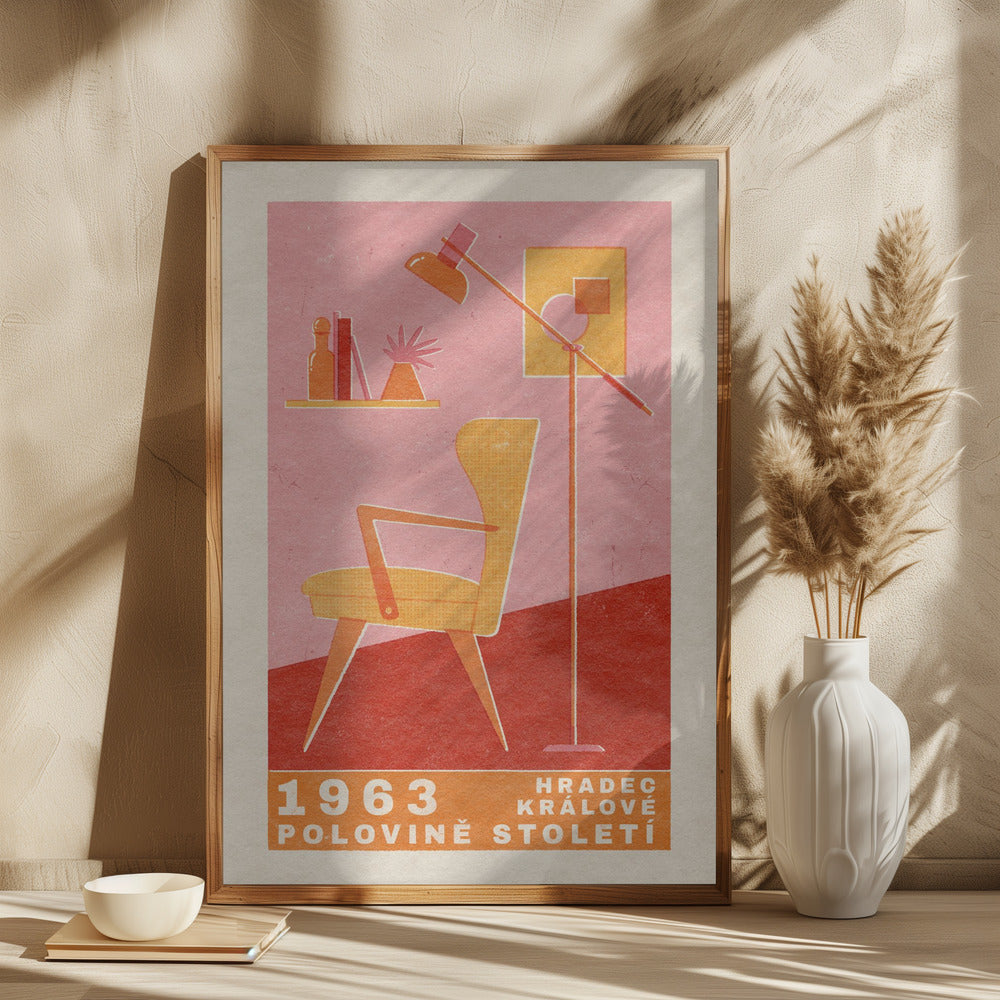 Mid Century Czech Furniture Poster