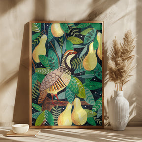 Partridge in a pear tree Poster