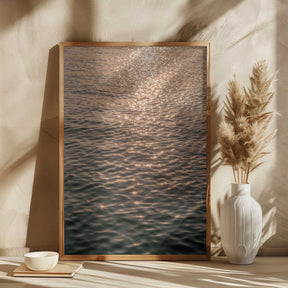 Sunset at Sea Poster