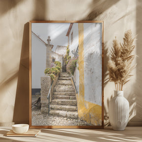 Obidos Stairs Poster