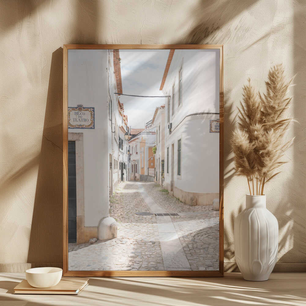 Streets of Cascais Poster