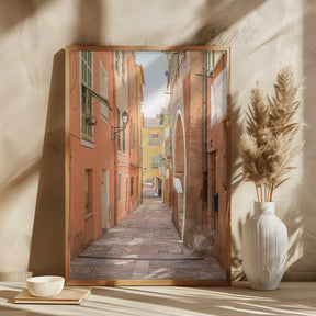 Streets of Menton Poster