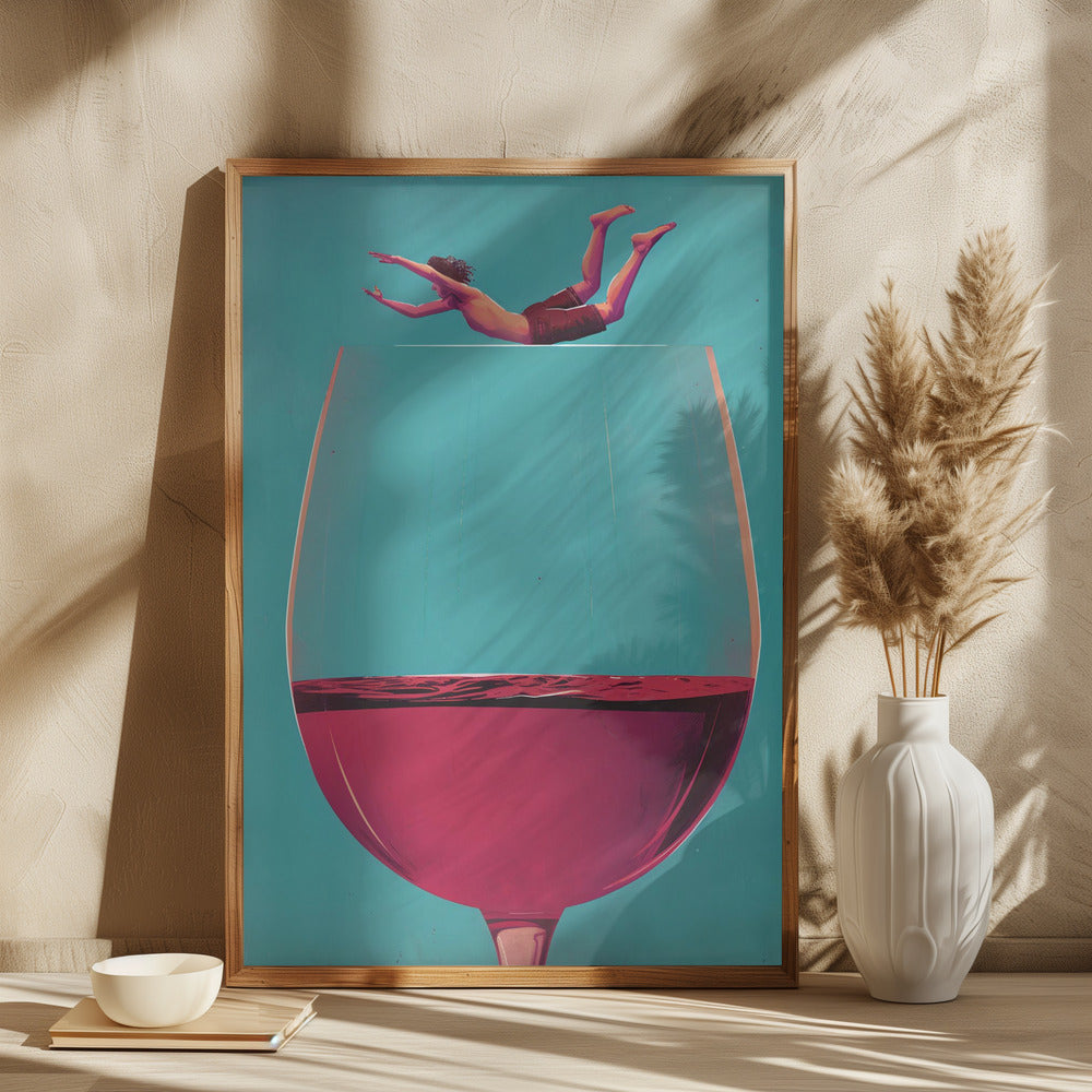 Wine Dive Poster