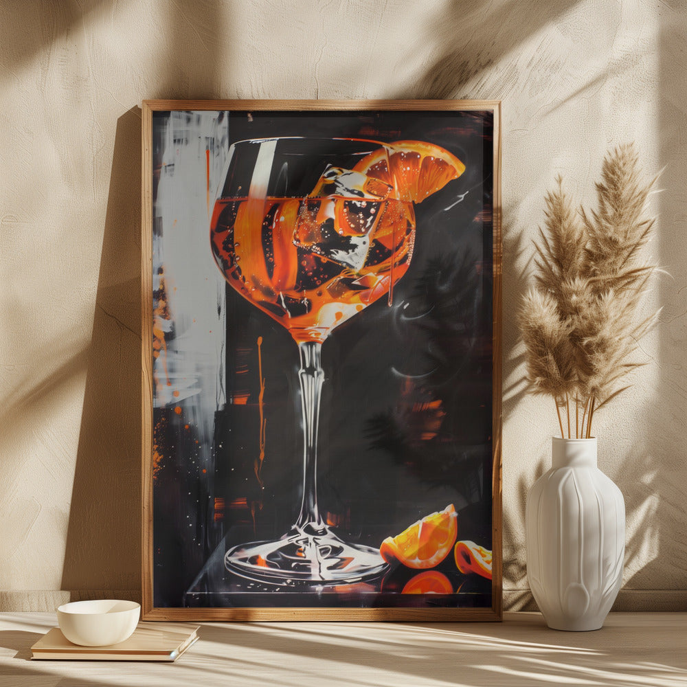 Aperol Spritz Dark Edition Poster