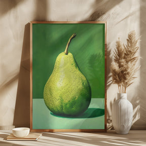 Green Pear Poster