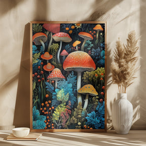 Nature 1 mushrooms Poster