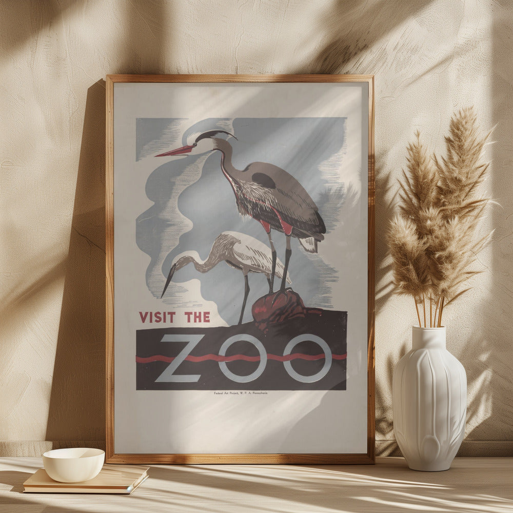 Visit the Zoo Poster