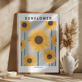 Sunflower - National flower och Ukraine Poster