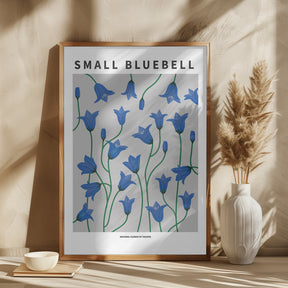 Small Bluebell - National flower of Sweden Poster