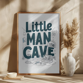 Little Man Cave Poster