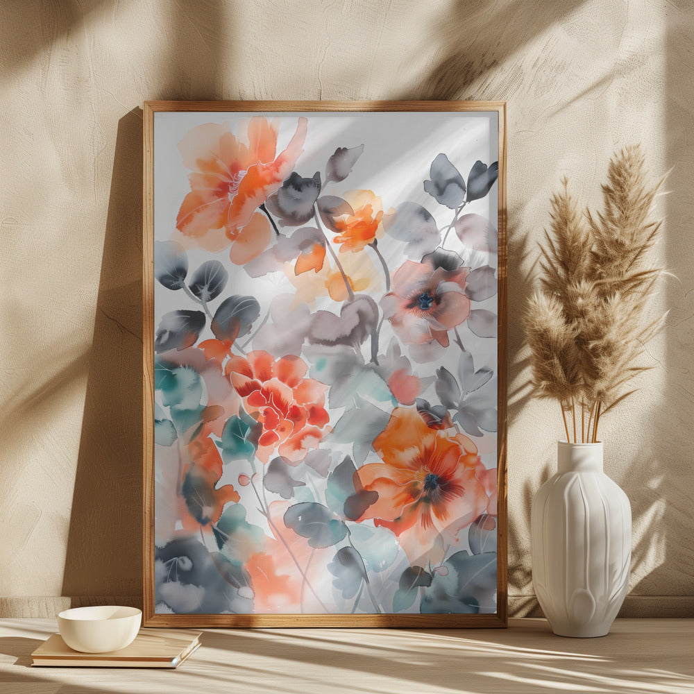 Watercolor Floral No. 2 Poster