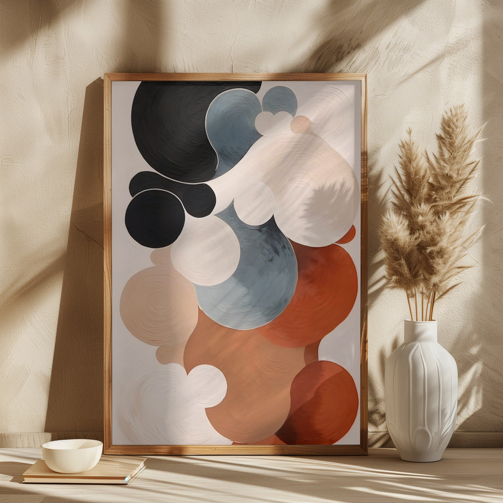 Abstract Clouds No 1 Poster