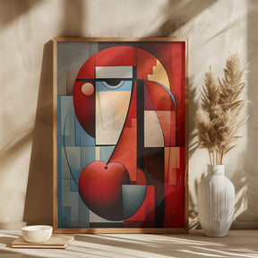 The Abstract Face Poster