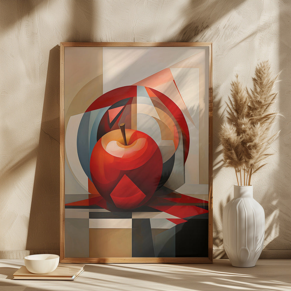 The Abstract Apple Poster