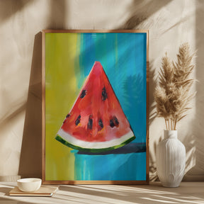 Watermelon Slice Poster