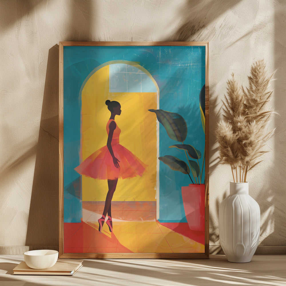 Caribbean Ballerina Poster