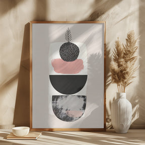 Abstract Minimalist Shapes No 6 Poster