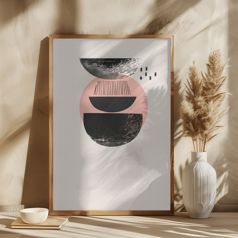 Abstract Minimalist Shapes No 8 Poster