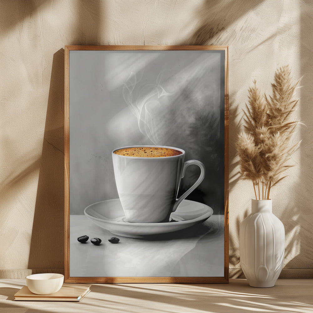 I Love Coffee Food Illustration Art (16) Poster