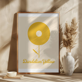 Pandc Dandelionyellow Copy Poster