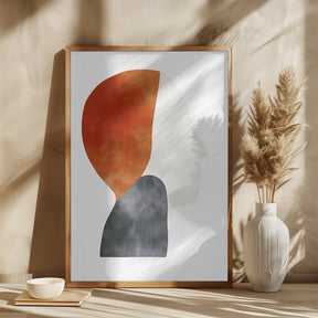 Abstract Minimalist Shapes No 2 Poster