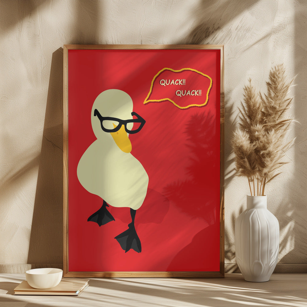 Dapper Duck Poster