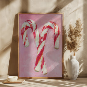 Candy Canes Poster