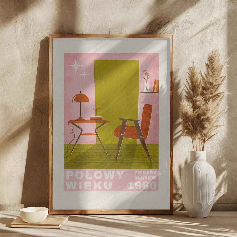 Mid Century Furniture Poster