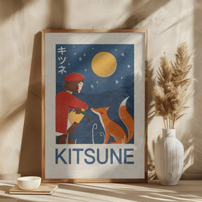 Kitsune Fox Poster